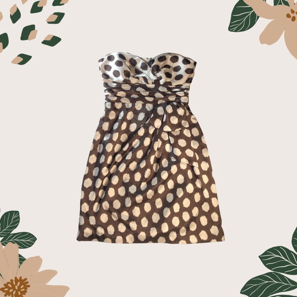 Max and Cleo (BCBG) - Polka Dot Dress - Size 8